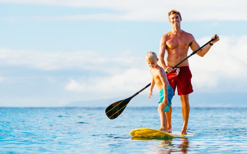 SUP fahren, Stand Up Paddle fahren