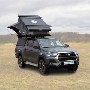toyota hilux camper dachzelt Alu-Kraftkiste 2.0 Dachzelt (Geprüfte B-Ware) – Naturbummler
