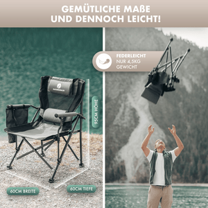 globus campingstuhl Alu-Campingstuhl CLOUD SIT+ online kaufen – Naturbummler