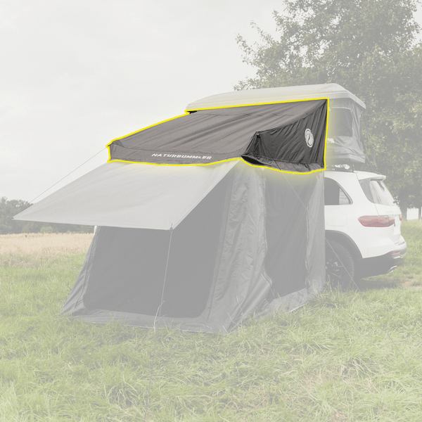 zelt flachdach Vordach Flitzer 1 – Naturbummler