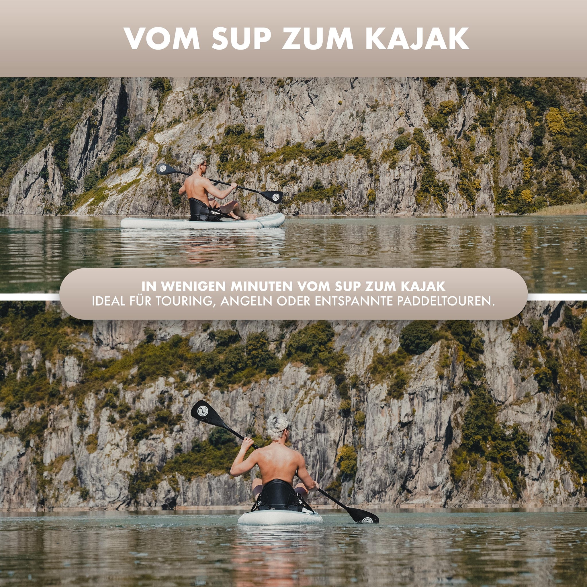 Kajaksitz für SUP