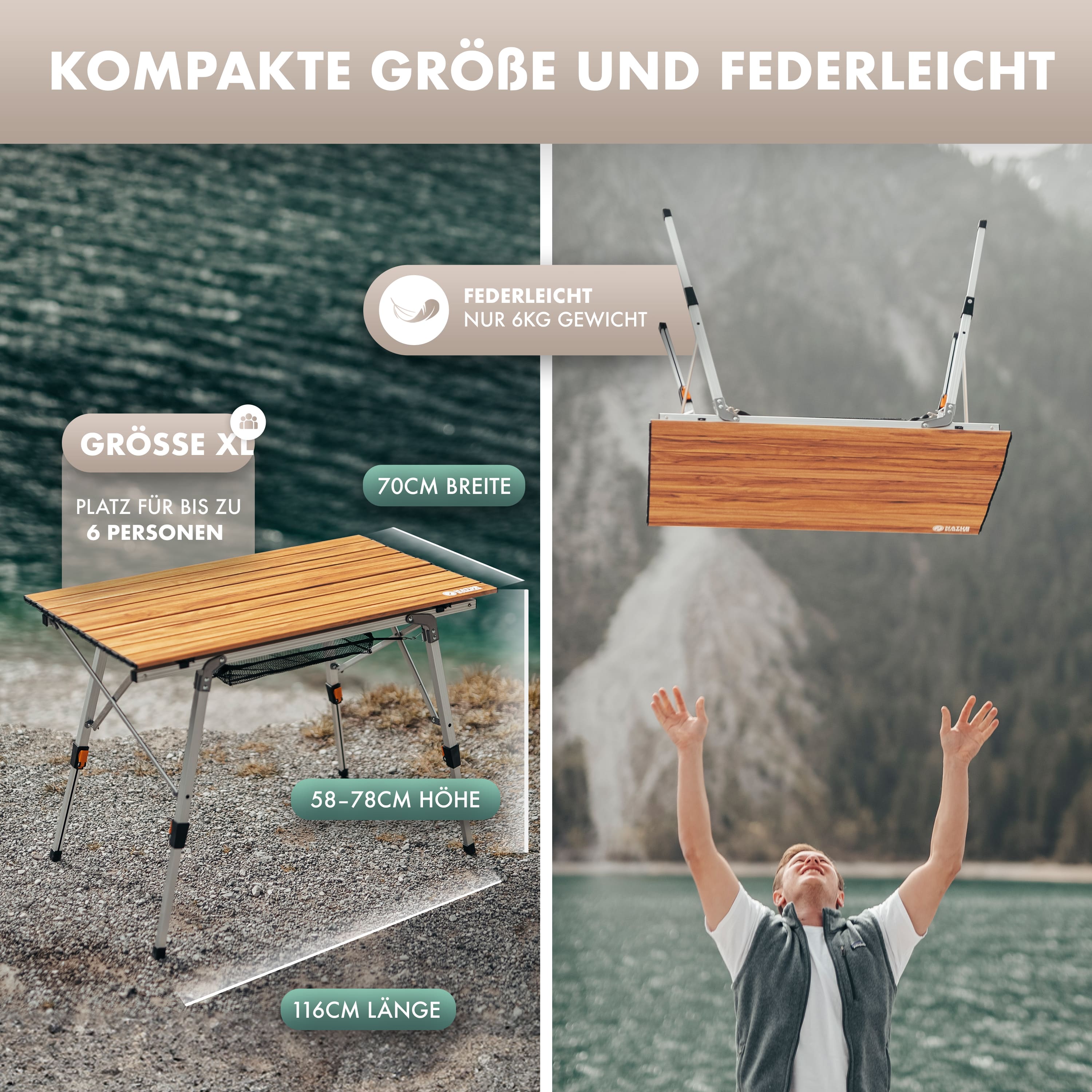 Campingtisch kaufen » Perfekt für Camping Abenteuer 😍 – Naturbummler
