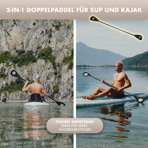 Doppelpaddel für SUP & Kajak