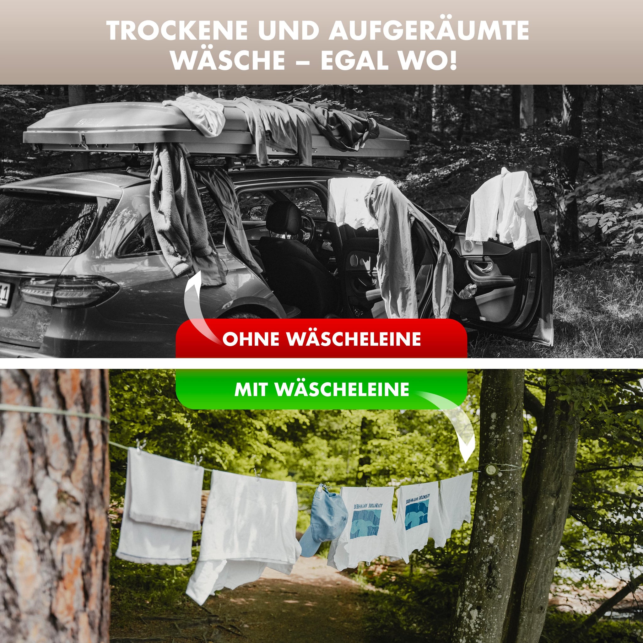 wäscheleine camping Wäscheleine Dryline+ – Naturbummler