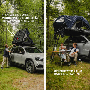 dachzelt liegefläche Light-Loft (Geprüfte B-Ware) – Naturbummler