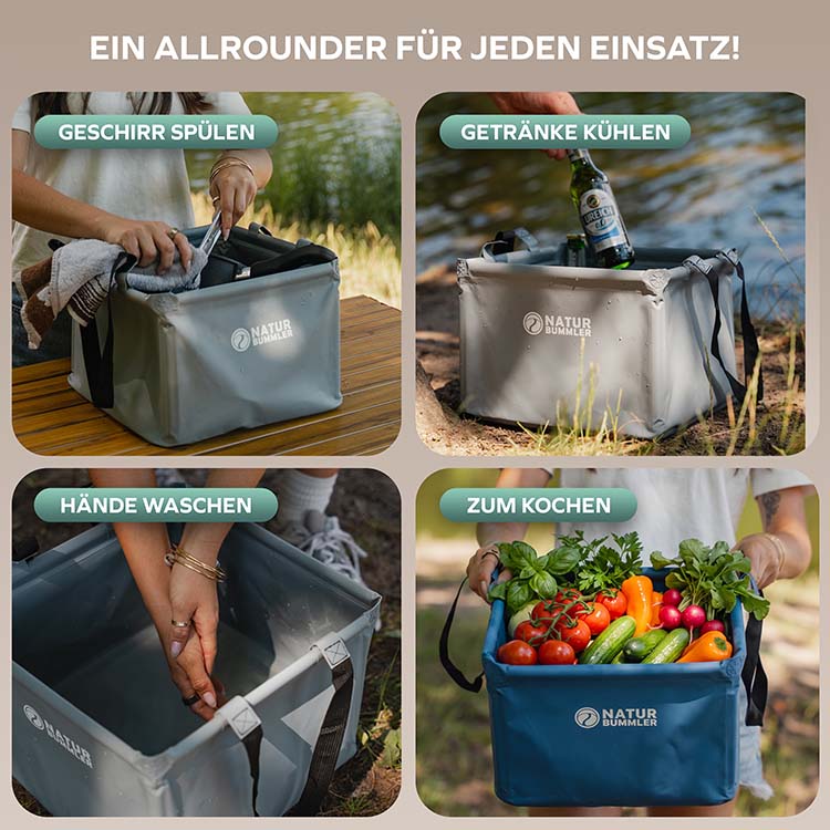 Faltschüssel CampBowl+ von Naturbummler