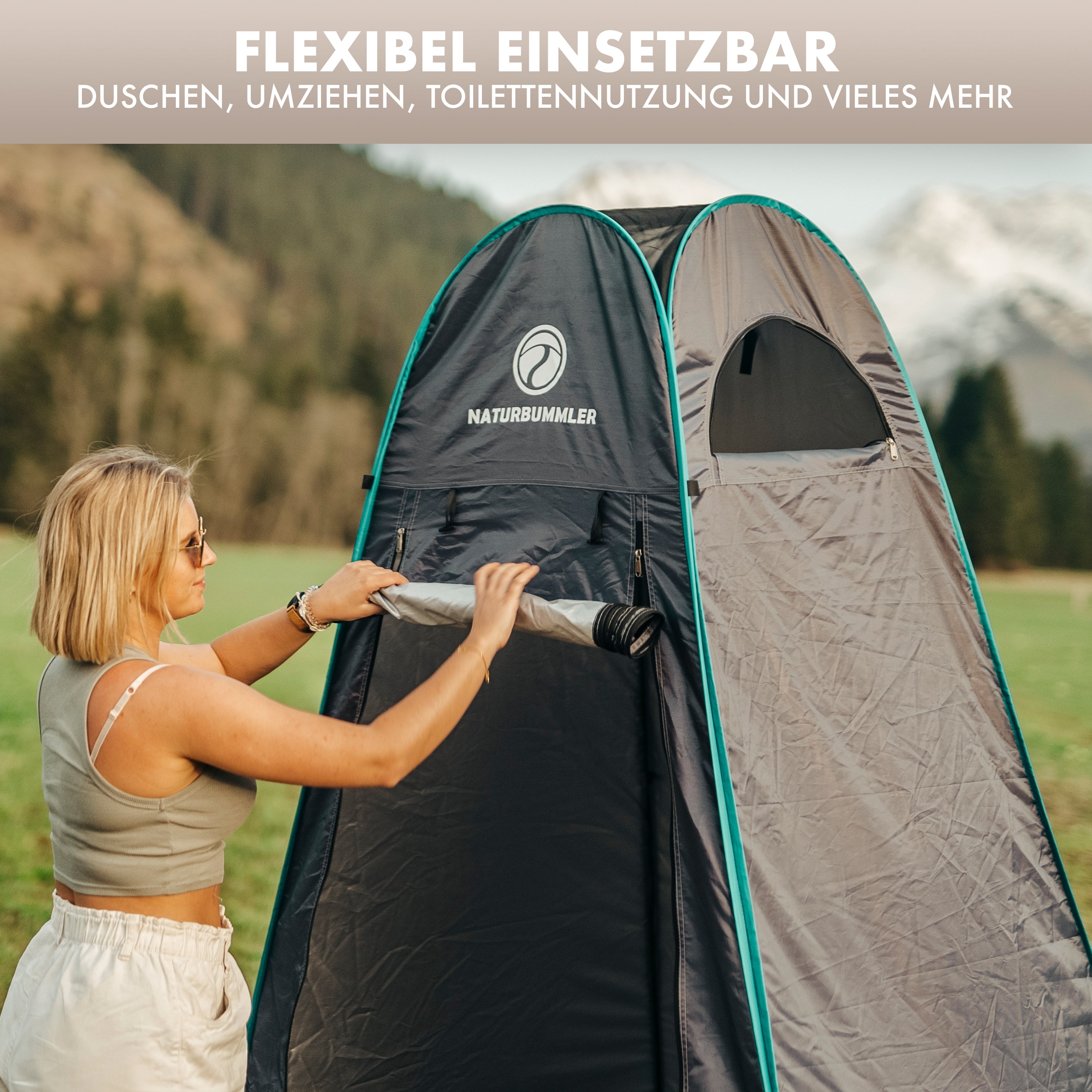 Duschzelt Privacy Protec+ – Naturbummler