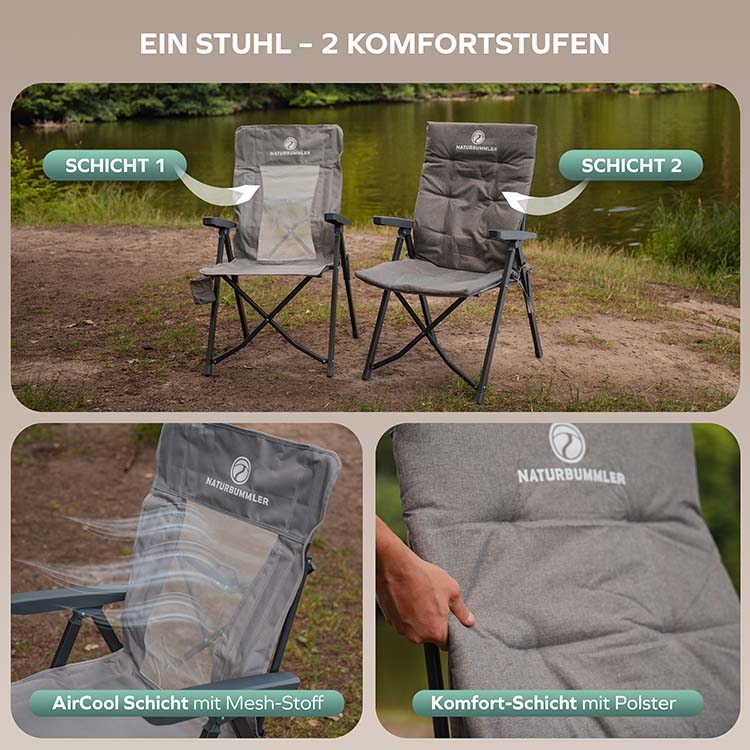 Campingstuhl ErgoFlex Pro (Geprüfte B-Ware)