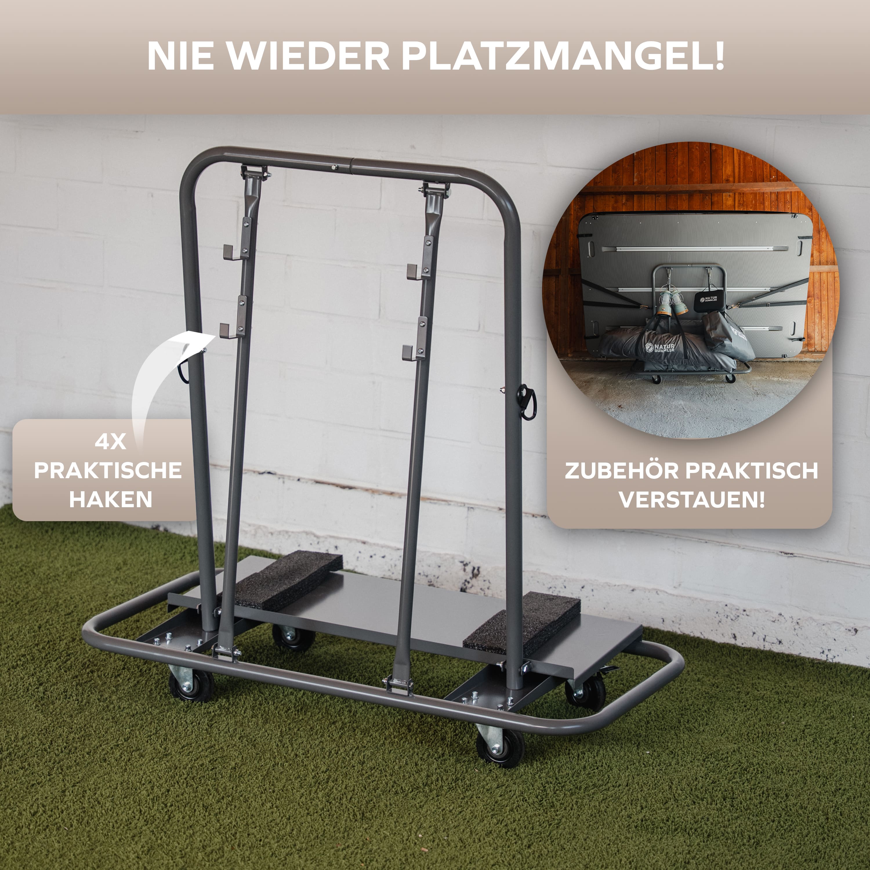 Dachzelt-Trolley – Naturbummler