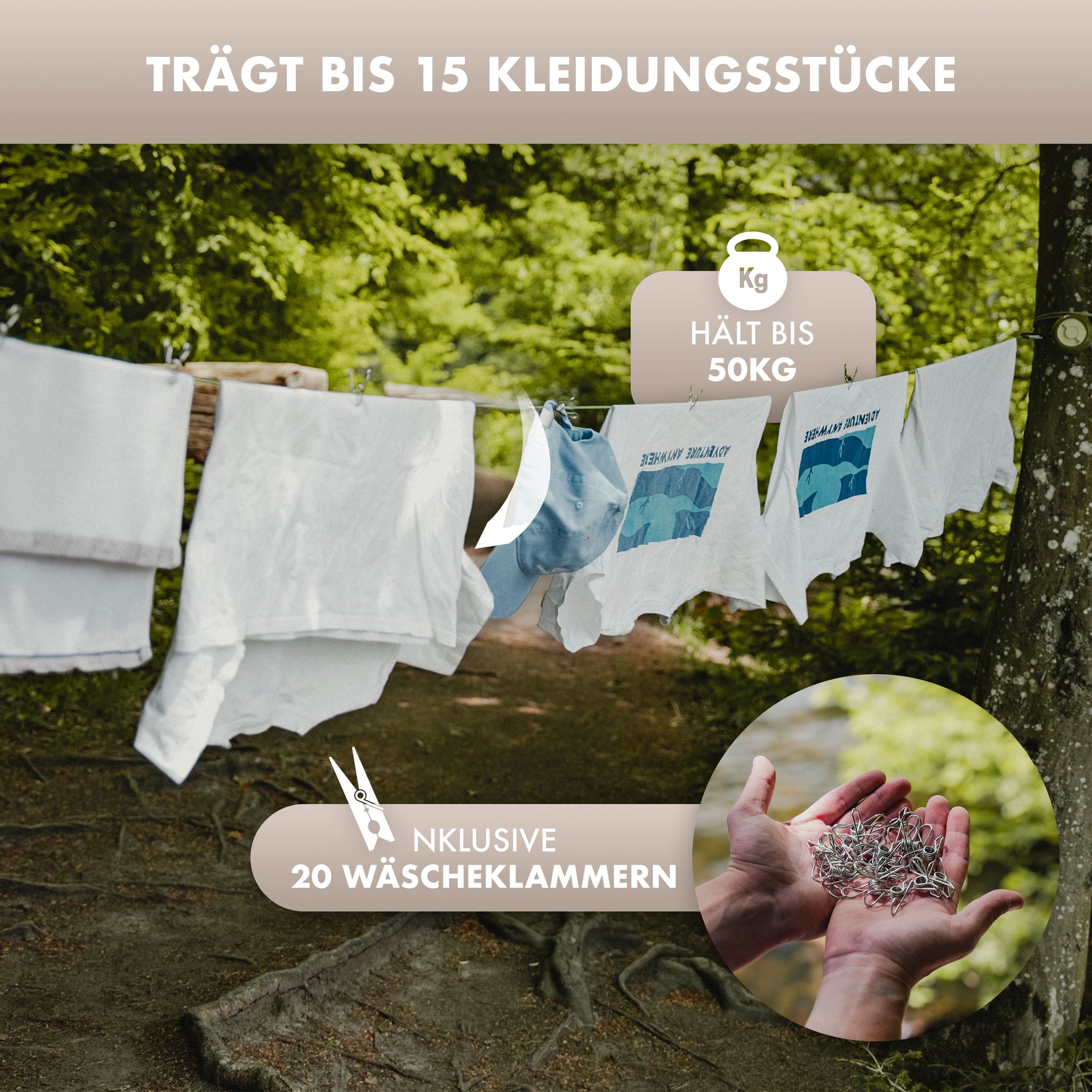wäscheleine zelt Wäscheleine Dryline+ – Naturbummler