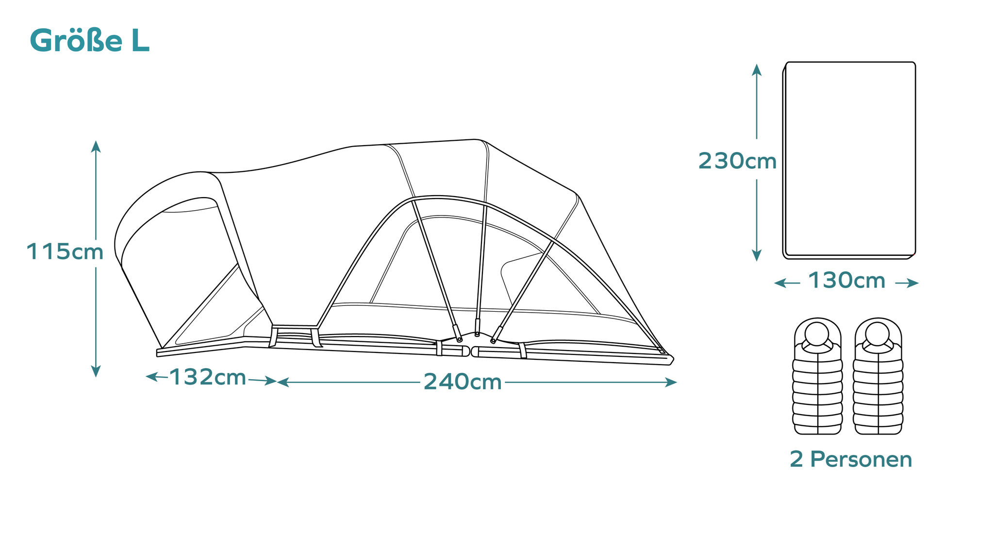 dachzelt maße Light-Loft – Naturbummler