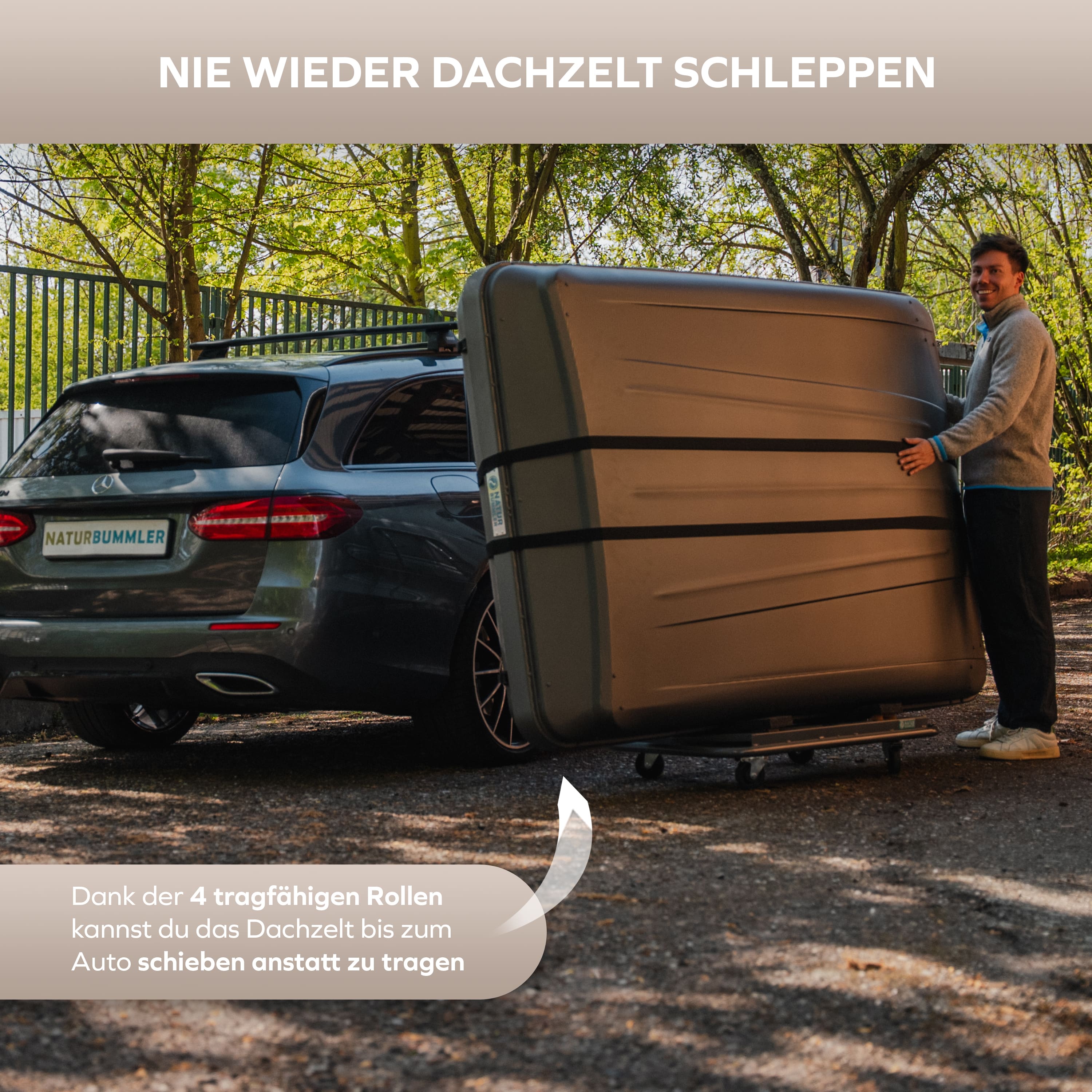 Dachzelt-Trolley – Naturbummler