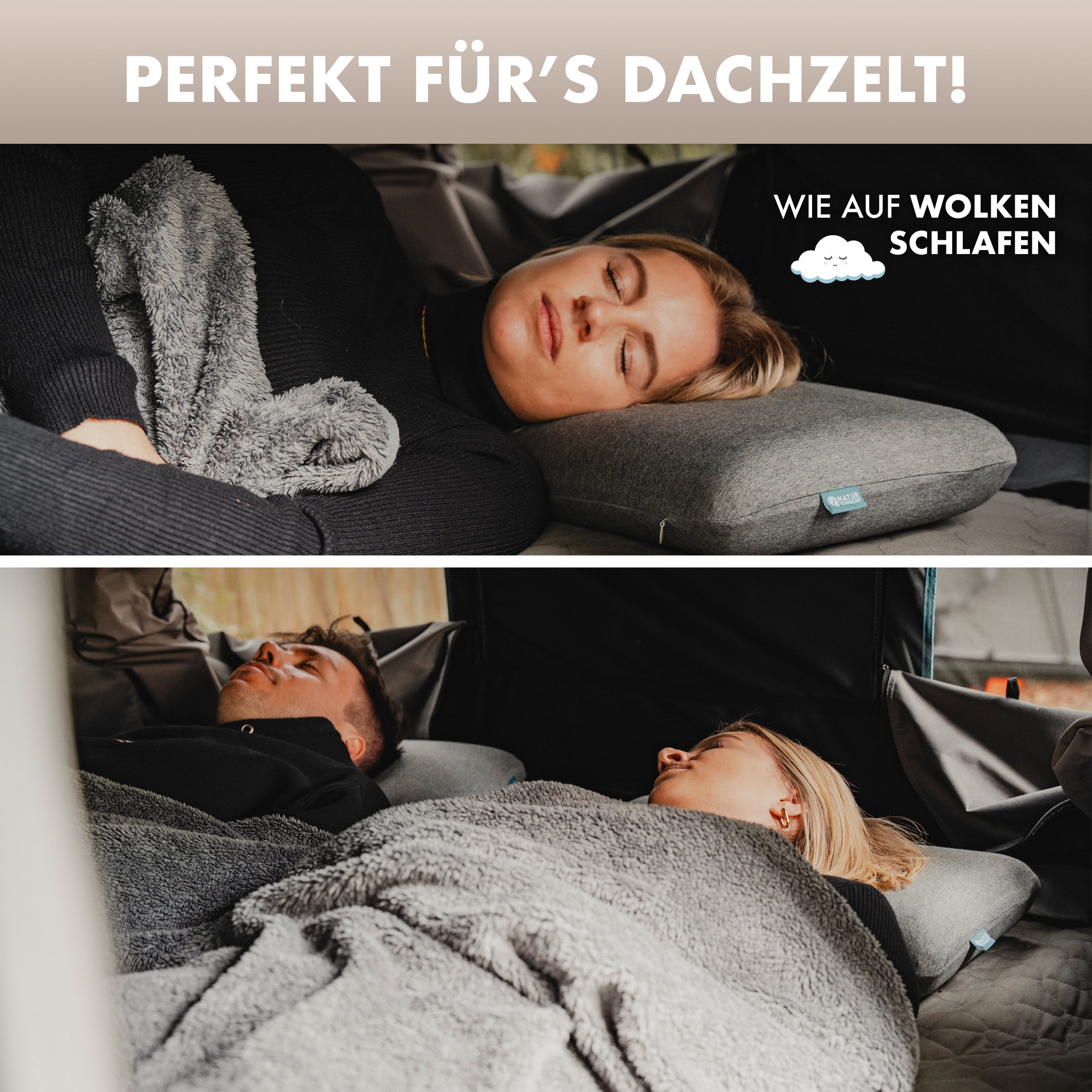 Campingkissen – Komfortabel Schlafen beim Campen ✓ – Naturbummler