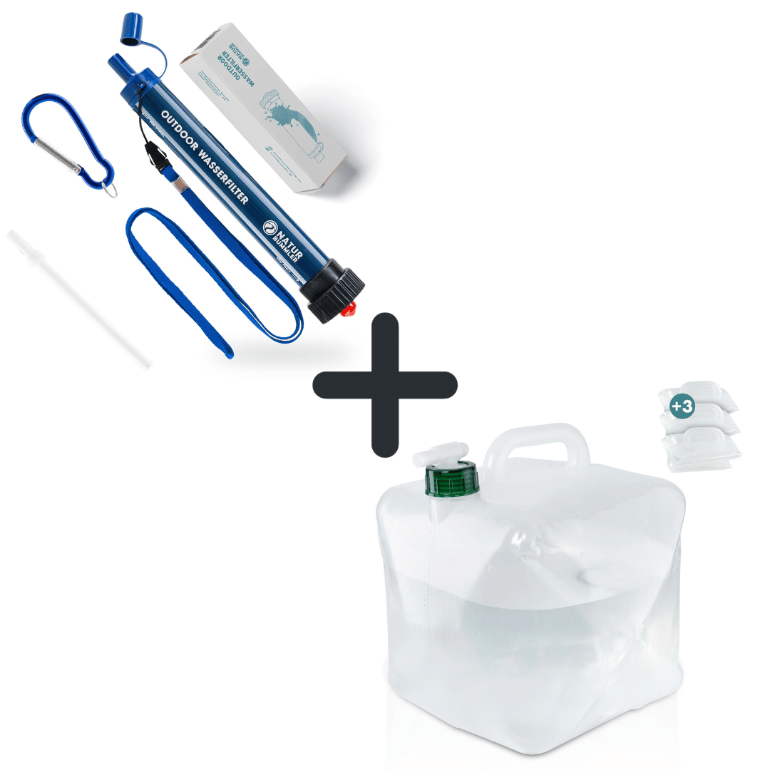 Wasser-Bundle: Wasserkanister & Wasserfilter